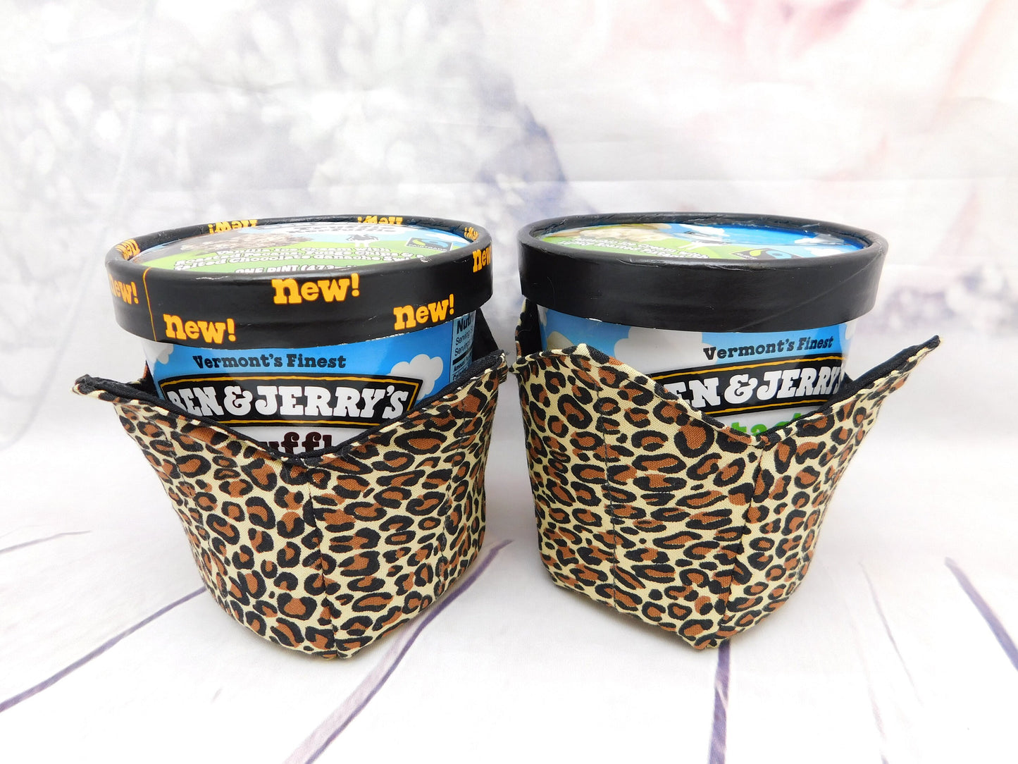 Ice cream pint cozy| Reversible cup cozy| quilted cup cozy| microwaveable safe cup cozy