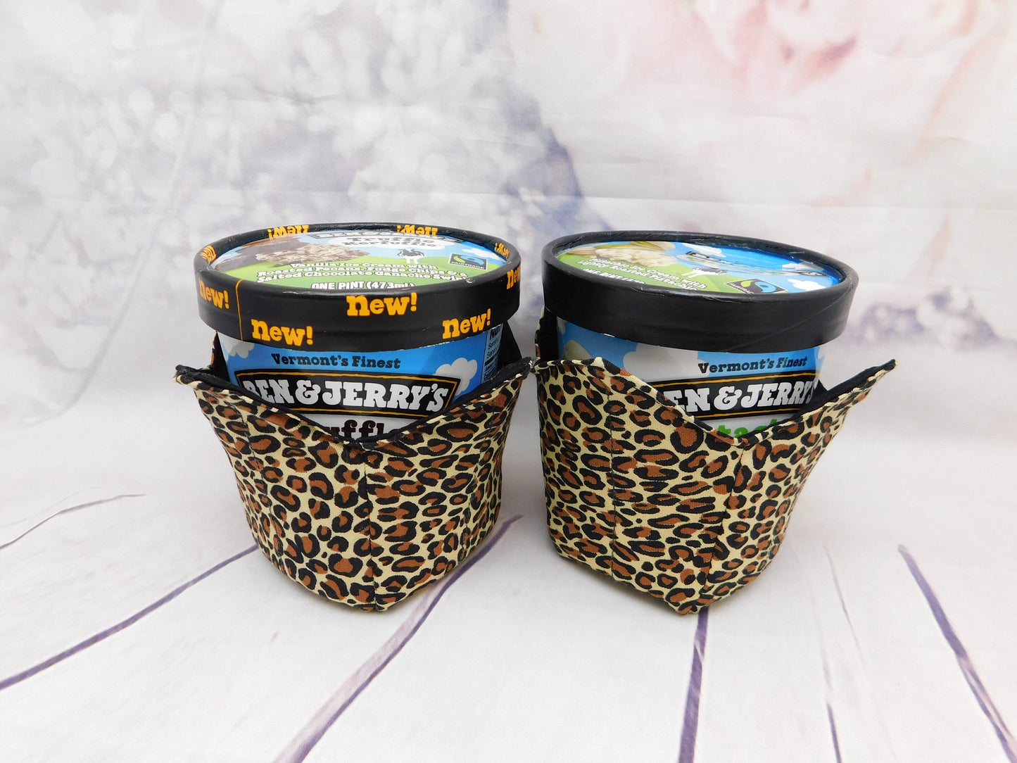 Ice cream pint cozy| Reversible cup cozy| quilted cup cozy| microwaveable safe cup cozy