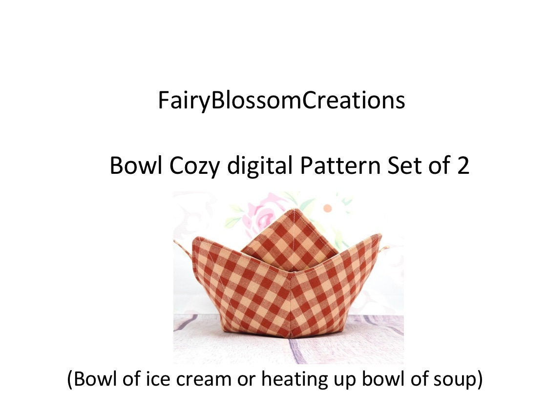 Bowl Cozy PDF Pattern