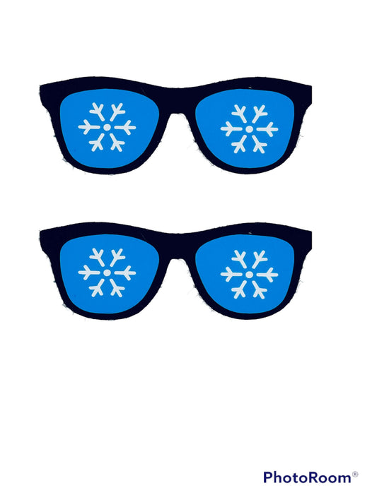 Felt snowflake sunglasses