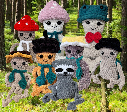 PDF Pattern only - Forest Critters pattern