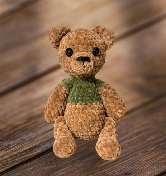 PDF Pattern only - CoCo the Holiday Bear..... no-sew