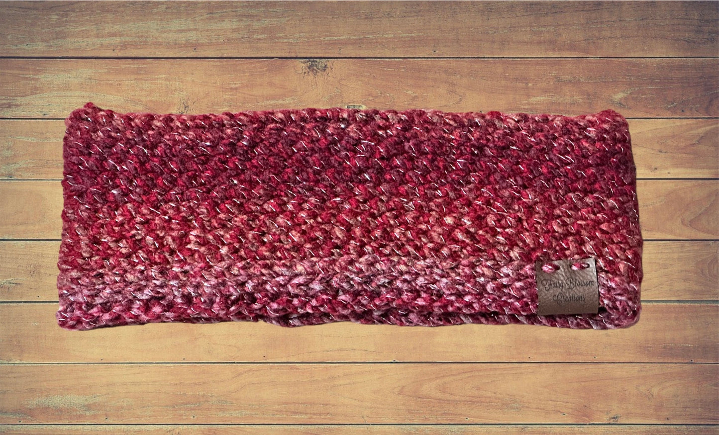 Fairyblossom headband | crochet pdf pattern | knit look